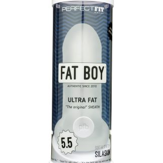 Fat Boy Original Ultra Fat - návlek na penis - 15 cm - biely